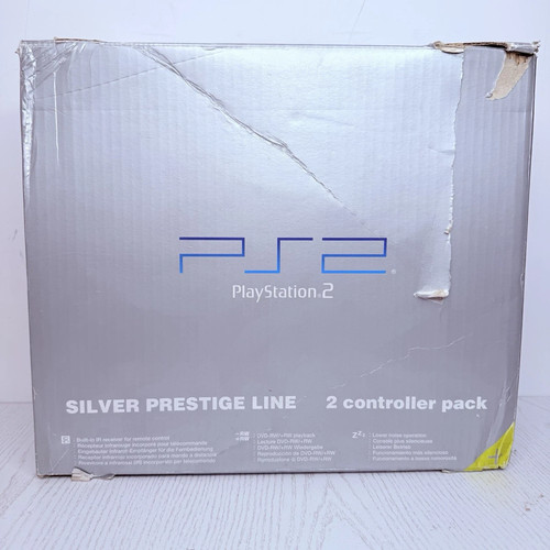 Sony playstation ps2 silver - sony,