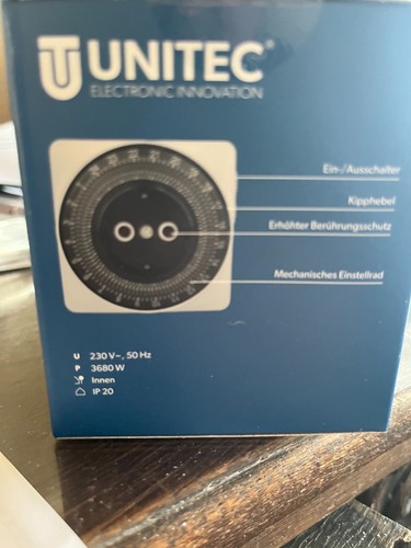 Unitec 44018 silver line - silver-line, timer